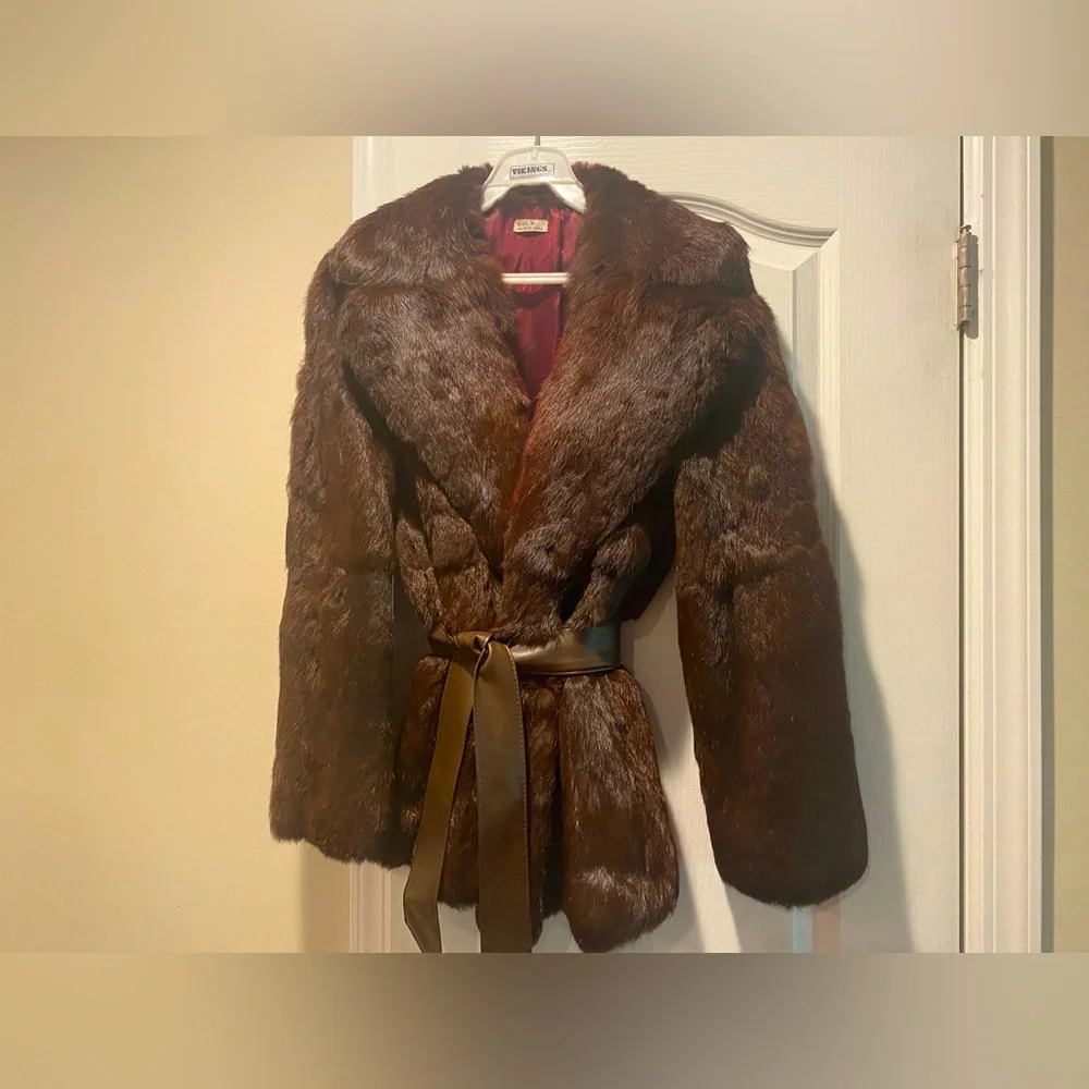 Rabbit Fur Coat - Picture 1 of 5